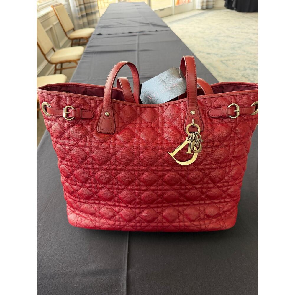 Christian Dior Burgandy Cannage EUC with COA - Picture 9 of 9